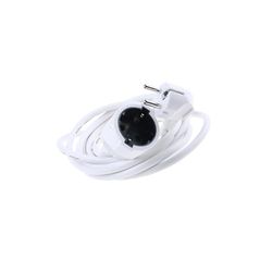 Prolunga elettrica 4 m 3 x 1,5 mm 16 A H05VV-F, ideale per collegare dispositivi elettrici in modo sicuro ed efficiente.