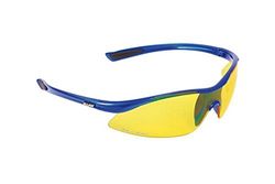 Massi World Champion Fietsbril, uniseks, kleur blauw