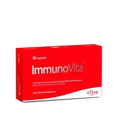 Vitae ImmunoVita 30 Capsules | Yeast Betaglucans, Vitamin D3, Vitamin B6 and Zinc | Activate Defenses | Strengthen The Immune System