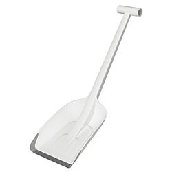 Fiskars Pelle à Neige pour Voiture, Longueur : 63 cm, Plastique Renforcé de Fibre de Verre avec Réglette en Aluminium, Blanc, SnowXpert, 1019347