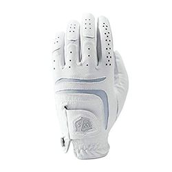 Wilson Grip Plus Guanto da Golf, LLH, Donna, Bianco, L