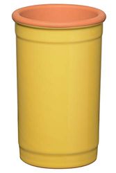 Premier Housewares Wine Cooler, Argilla, Yellow, 13 x 13 x 20 cm