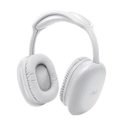 JAZ Neo Wave Casque sans Fil avec Oreillettes et Bandeau rembourré, câble de Charge USB-C Inclus, 18 Heures d'utilisation consécutive, Blanc, Unique