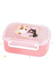 Sigikid Pony Love 25270 - Boîte à déjeuner avec insert - Sans BPA - Sûre et légère - Avec fermeture à étrier - Pour le déjeuner, le petit-déjeuner, la maternelle - Pour enfants à partir de 2 ans