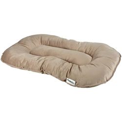 Love Story, Kussen vlok van corduroy polyester 117 x 72 x H 5 cm Crafty Hazelnoot