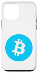 Bitcoin Symbol Light Blue Baby Blue Large Bright Centre Case for iPhone 12 mini