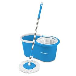 Esperanza Mop Mop con Secchio EHS005 Blu Bianco Microfibra