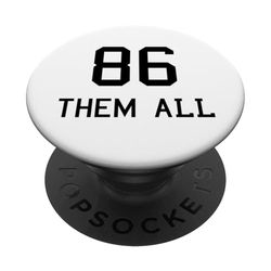86 Todos los políticos de izquierda y derecha Declaración rebelde PopSockets PopGrip Adhesivo