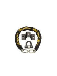 Burg-Wachter - Catena per bicicletta da 12 mm e blocco a diamante, colore: nero, 1 m