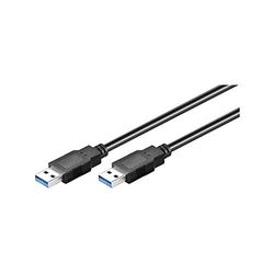 goobay USB 3.0 SuperSpeed kabel A stekker naar A stekker ZWART 1.0 m