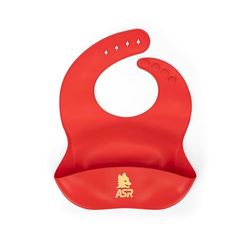 AS Roma Asr-slä-23 Babero, Rojo, Talla única Unisex bebé