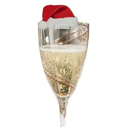 Ginger Ray Leuke kerstglazen decoraties/kaart kerstmuts - tafeldecoratie X 10 - geweldig voor een feest - kerstjuich