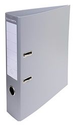 Exacompta 53740E segregator PCV Premium Prem’Touch A4 szeroki grzbiet 7 cm Certyfikat FSC segregator na dokumenty segregator biurowy segregator szczelinowy kolor szary