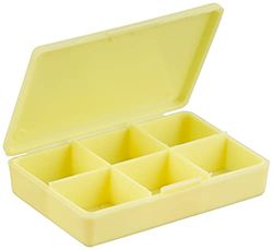 GIMA Pastillero diario GIMA, caja de pastillero de bolsillo, pastillero portátil, almacenamiento de tabletas, contenedor de medicamentos