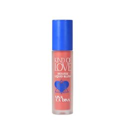 Viva la Diva Kind of Love Mousse Liquid Blush - Color N3 Polyamor - Liquid Blush with Mousse Texture for Smooth Application and Natural Finish