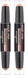 Essence Cosmetics Contouring Duo Stick, Matifiant, Mettant enValeur l'Oeil, Résultat Instantané, Mat 2.76 g (Lot de 2)