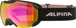 ALPINA Unisex - Volwassenen, PHEOS S Q-LITE Skibrille, black-rose/rose, One Size