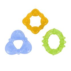Bright Starts, Mordedores Chill & Teethe brinquedo para dentição do bebé enchimento de água e sem BPA, a partir dos 3 meses