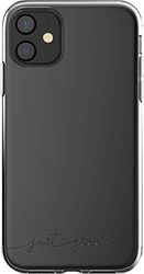 JUST GREEN Biologisch afbreekbare beschermhoes voor iPhone 12 Pro Max, transparant