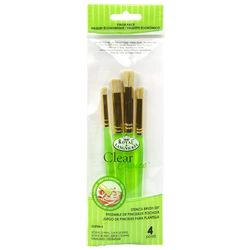 Royal en Langnickel Clear Choice Stencil Brush Set 4 stuks - Standaarden 3/16 inch, 1/4 inch, 5/16 inch, 3/8 inch