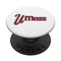 NCAA UMass - Universidad de Massachusetts - UMASVIN1001 PopSockets PopGrip Adhesivo