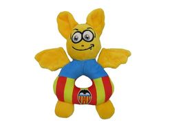 CyP Brands- Valencia, Sonajero, Accesorios para bebés, Peluche, Muñeco bebé, Color Amarillo, Producto Oficial