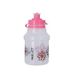 XLC Vattenflaska barn WB-K14 350 ml inklusive hållare "blommor"