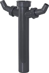 Cornat T356204R Tube de réglage 1 1/2" x 40 mm (414) -2 raccords Machine-Installation sanitaire-Recyclage-Protection de l'environnement, Gris, Petit