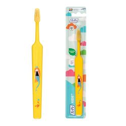TePe Select Compact Kids Soft Szczoteczka do zębów dla dzieci, miękka, różne kolory, 1 szt., do delikatnego i skutecznego usuwania płytki nazębnej