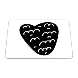 Bonamaison, Rectangle Pop Art Digital Printed Mouse Pad, Non-Slip Base, for Office and Home, Size: 22 x 18 cm