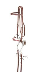 Tough 1 King Series Browband Bridle with Hackamore, 42-3338-68-0, Medium Tan