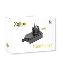 Xelloo Transformador de 24 W para ampliar el número de luminarias por línea de iluminación, adecuado para todos Xelloo y kits de iluminación exterior GardenLights 12V