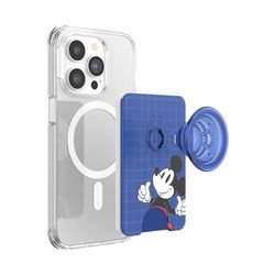 PopSockets Telefoonportemonnee met uitbreidingsgreep, telefoonkaarthouder, compatibel met draadloos opladen, portemonnee compatibel met MagSafe - Mod Mickey