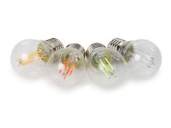 HQ-Power Ampoule LED, vert clair, G45, 4 pcs, différentes couleurs