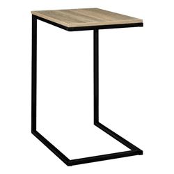 WELL HOME - Estremità del divano in metallo nero e legno