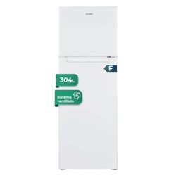 SVAN Frigorífico Combi 2 Puertas Blanco SF17600FV. Capacidad 304 Litros, Puerta Reversible, Bajo Nivel Sonoro, Clase de Eficiencia Energética F [Clase de eficiencia energética F