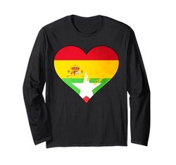 Bandiera del patrimonio del cuore della Spagna e Maglia a Manica