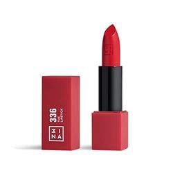 3INA MAKEUP - The Lipstick 336 - Róża Czerwona pomadka z witaminą E i masło Shea -wysokie krycie z wygodną teksturą - magnetyczną nasadką - Wysoko krycie - Vegan - Cruelty Free