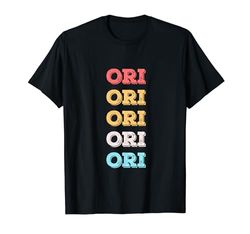 Lindo regalo personalizado Ori Nombre personalizado Camiseta