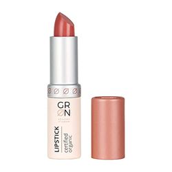 GRN [GREEN] kosmetyki organiczne Szminka róża - organiczny olej jojoba chroni usta - przyjemna konsystencja i wyczucie - dobra przyczepność - bez talku - 4 g
