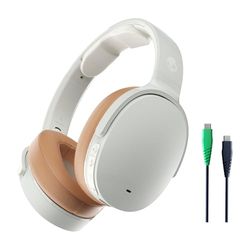 Skullcandy Hesh ANC Bezprzewodowe Słuchawki Nauszne z Aktywną Redukcją Szumów, 22 godz. Słuchania, Mikrofon, Obsługa iPhone’a, Androida i urządzeń Bluetooth – biały
