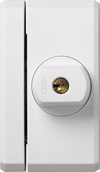 ABUS Seguro adicional para janelas FTS96 AL0145 - Fecho para janela com dois pinos de aço - Fecho uniforme - Nível de segurança ABUS 10 - 31747 - branco