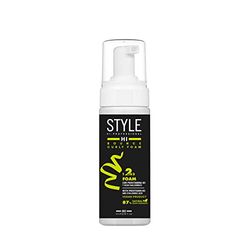 Hipertin - Schiuma vegana per capelli ricci a fissaggio forte Bounce Curly Foam HI STYLE, 150 ml