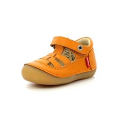 Kickers SUSHY, Flat Skor Mary Jane Unisex barn, Orange, 20 EU, Orange, 20 EU