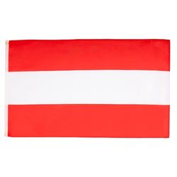 AZ FLAG - Drapeau Autriche - 150x90 cm - Drapeau Autrichien 100% Polyester Avec Oeillets Métalliques Intégrés - Pavillon 110 g
