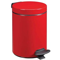 Poubelle à Pédale, 3 L, Rouge Rubis