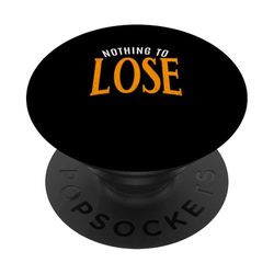 Naranja Nada Que Perder Naranja Gráfico PopSockets PopGrip Adhesivo