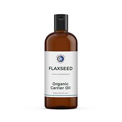 Mystic Moments | Organic Flaxseed (Linseed) Carrier Oil 500ml - Pure & Natural Oil Perfect for Hair, Face, Nails, Aromatherapy, Massage and Oil Dilution Vegan GMO Free