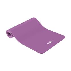 Hoogwaardige yogamat voor pilates, fitness en yoga, Rebel Active RBA-3152-PU; 183x61 cm, dikte 6 mm, TPE, lila