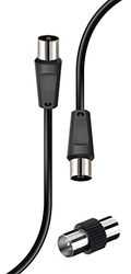 Cable antena M/F 3 m negro